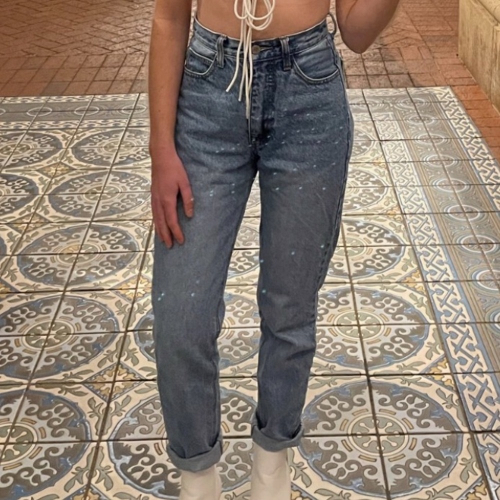 Small Brandy Melville mom jeans
